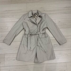 Tahari Beige Trench Coat